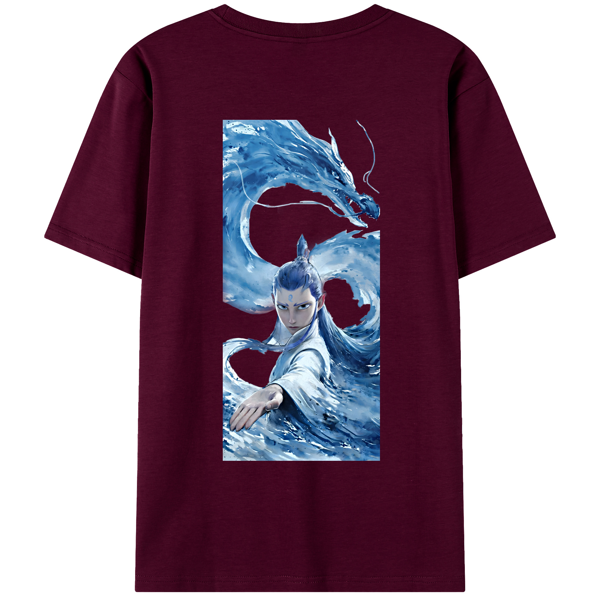 （画像用） Ne Zha 2 ナタ 魔童の大暴れ レディース半袖Tシャツ(バックプリント)